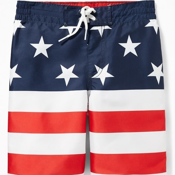 old navy american flag swim trunks